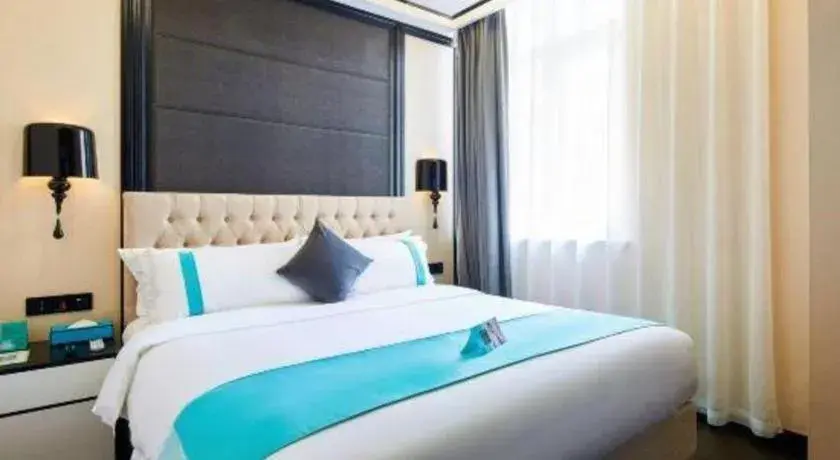 Bed in Xana Lite Hotelle Tianjin Huaming Binhai International Airport Bed in Xana Lite Hotelle Tianjin Huaming Binhai International Airport