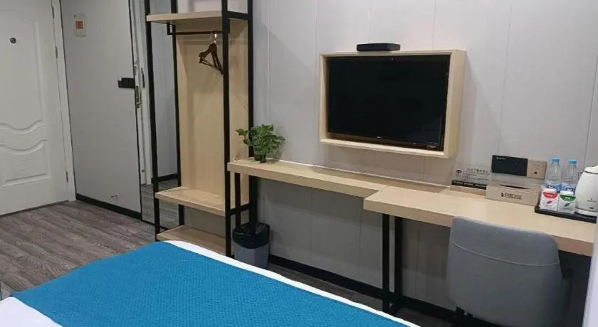 Bed in Shell Hotel Taixing Huangqiao Town Dinghui Road