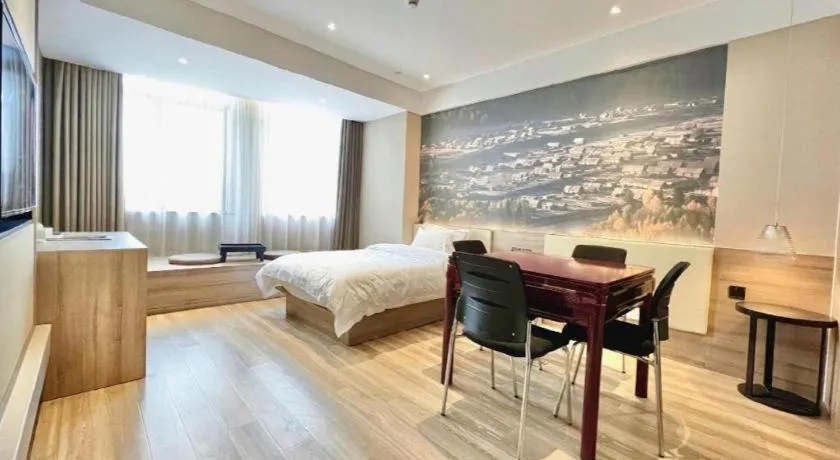 Bed in GreenTree Eastern Hotel Bengbu Huaishang District Yubo Garden