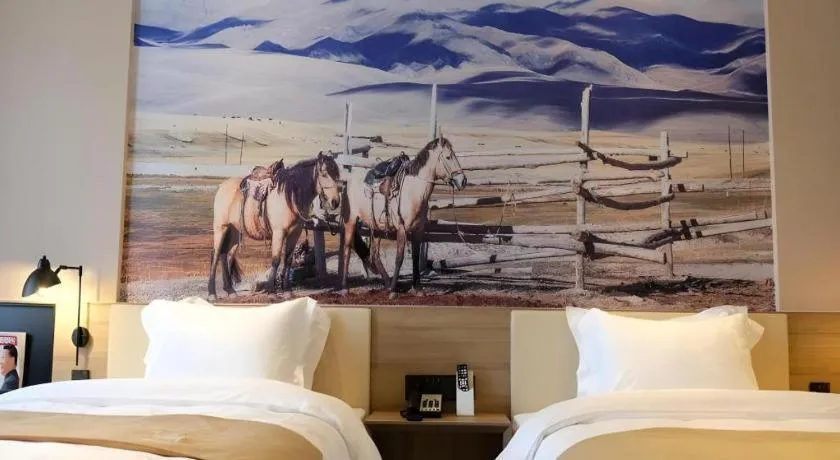 Bed in GreenTree Eastern Hotel Bengbu Huaishang District Yubo Garden