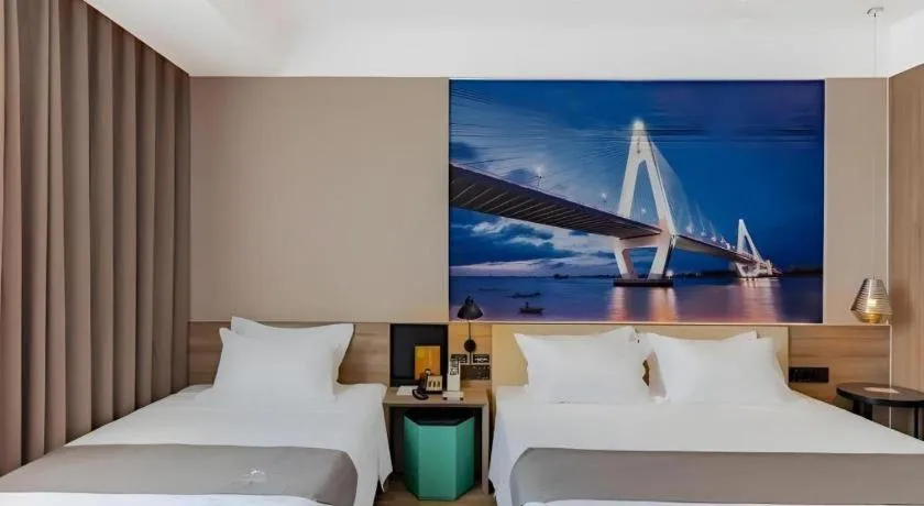 Bed in GreenTree Eastern Hotel Bengbu Huaishang District Yubo Garden