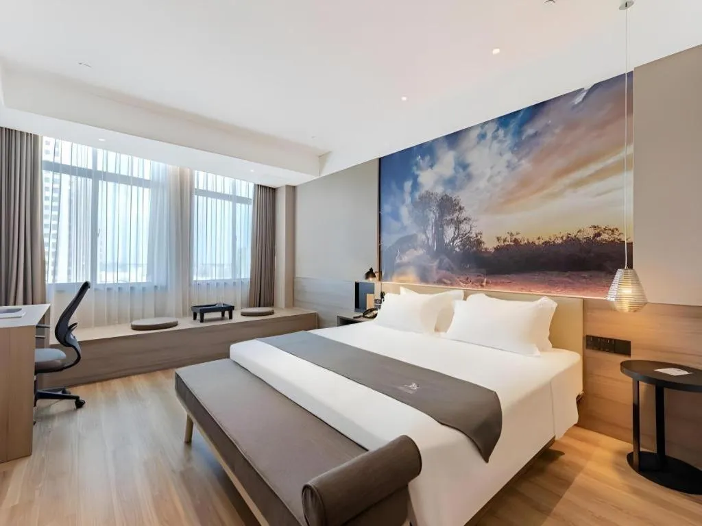 Bed in GreenTree Eastern Hotel Bengbu Huaishang District Yubo Garden