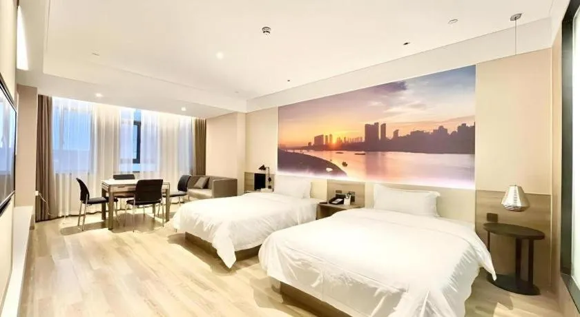 Bed in GreenTree Eastern Hotel Bengbu Huaishang District Yubo Garden