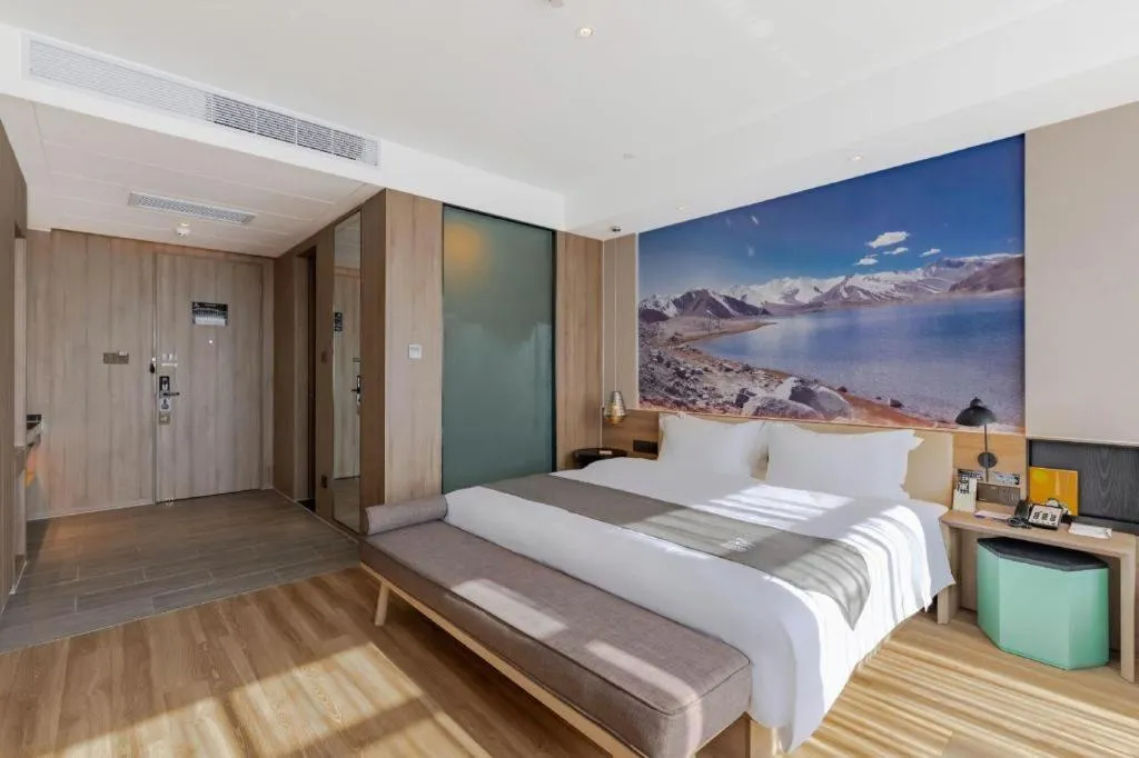 Bed in GreenTree Eastern Hotel Bengbu Huaishang District Yubo Garden