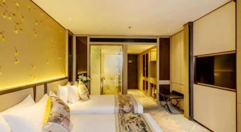 Bed in Dahe Jinjiang Hotel