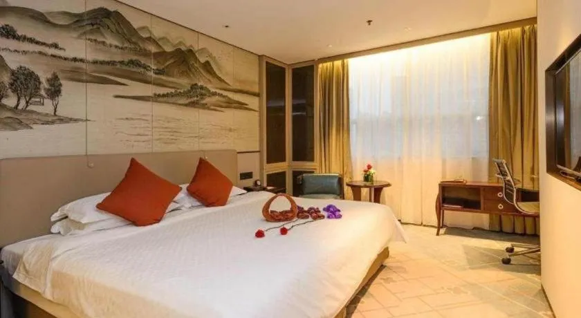 Bed in Dahe Jinjiang Hotel