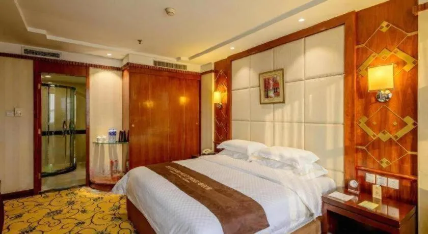 Bed in Dahe Jinjiang Hotel