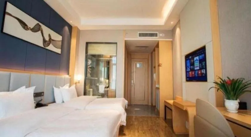 Bed in GreenTree Eastern Hotel Yunnan Shangri-La Yangtang Road