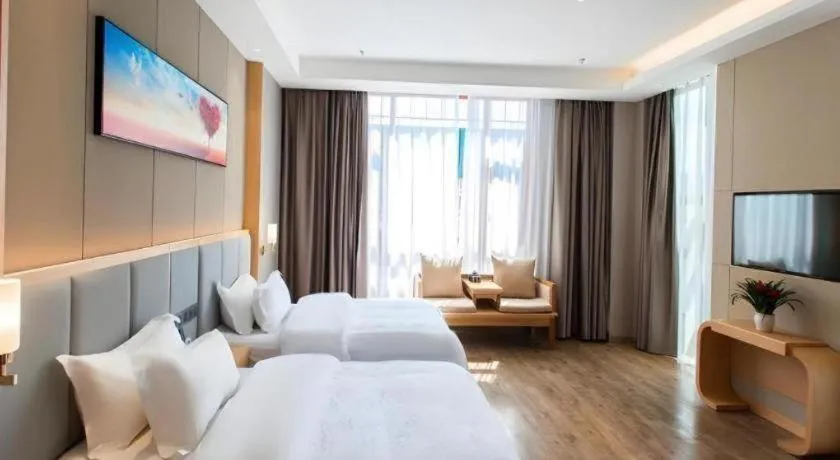 Bed in GreenTree Eastern Hotel Yunnan Shangri-La Yangtang Road