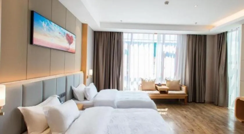 Bed in GreenTree Eastern Hotel Yunnan Shangri-La Yangtang Road