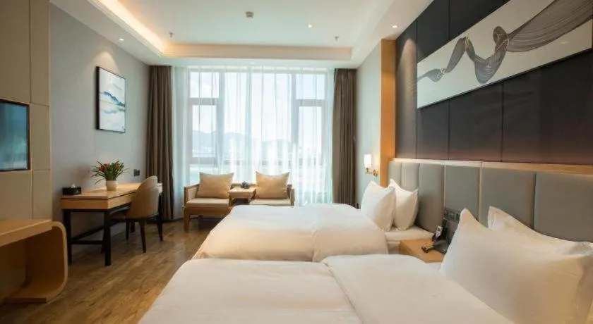 Bed in GreenTree Eastern Hotel Yunnan Shangri-La Yangtang Road