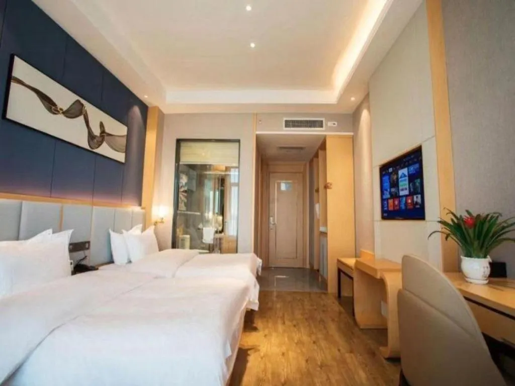 Bed in GreenTree Eastern Hotel Yunnan Shangri-La Yangtang Road