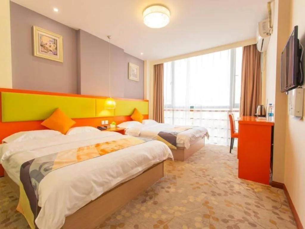 Bed in Shell Hotel Yangzhou Yangzijiang Bei Road Slender West Lake Scenic Area