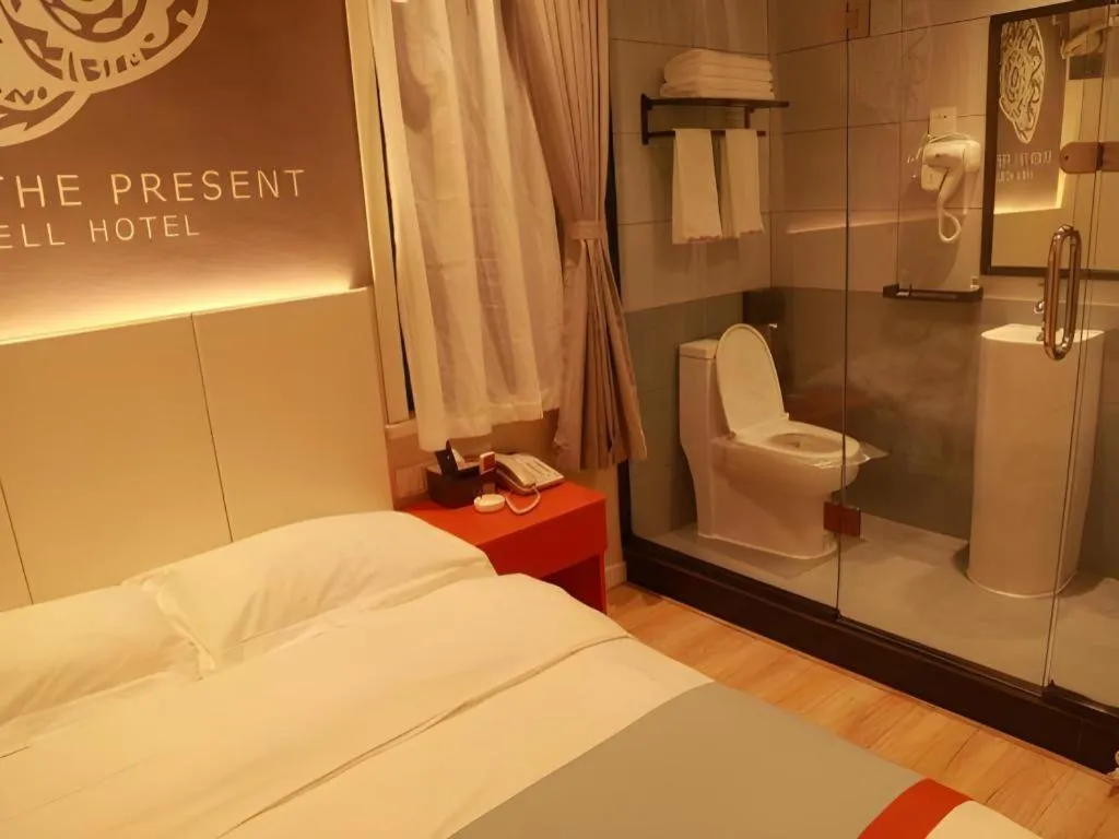 Bed in Shell Hotel Hebi Qi County Qihe Road