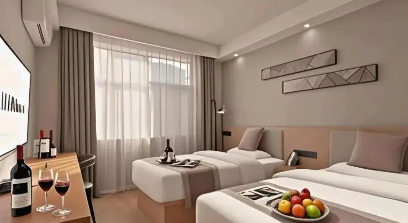 Bed in Shell Hotel Zaozhuang Xinchang Road Bada Market Bed in Shell Hotel Zaozhuang Xinchang Road Bada Market