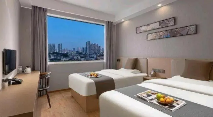 Bed in Shell Hotel Zaozhuang Xinchang Road Bada Market Bed in Shell Hotel Zaozhuang Xinchang Road Bada Market