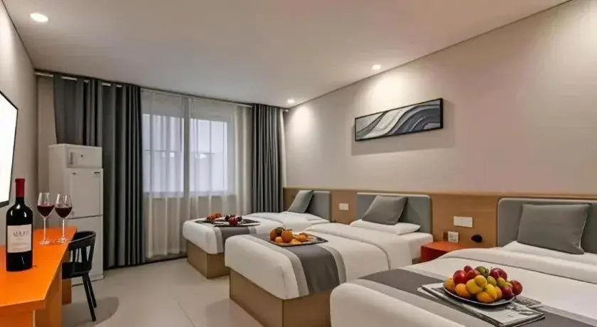 Bed in Shell Hotel Zaozhuang Xinchang Road Bada Market Bed in Shell Hotel Zaozhuang Xinchang Road Bada Market