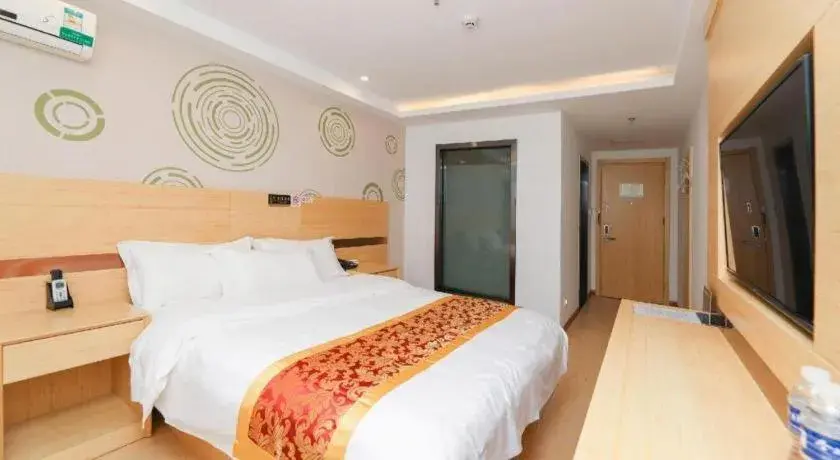 Bed in Shell Hotel Beijing Fangshan District Chengguan Metro Station Bed in Shell Hotel Beijing Fangshan District Chengguan Metro Station