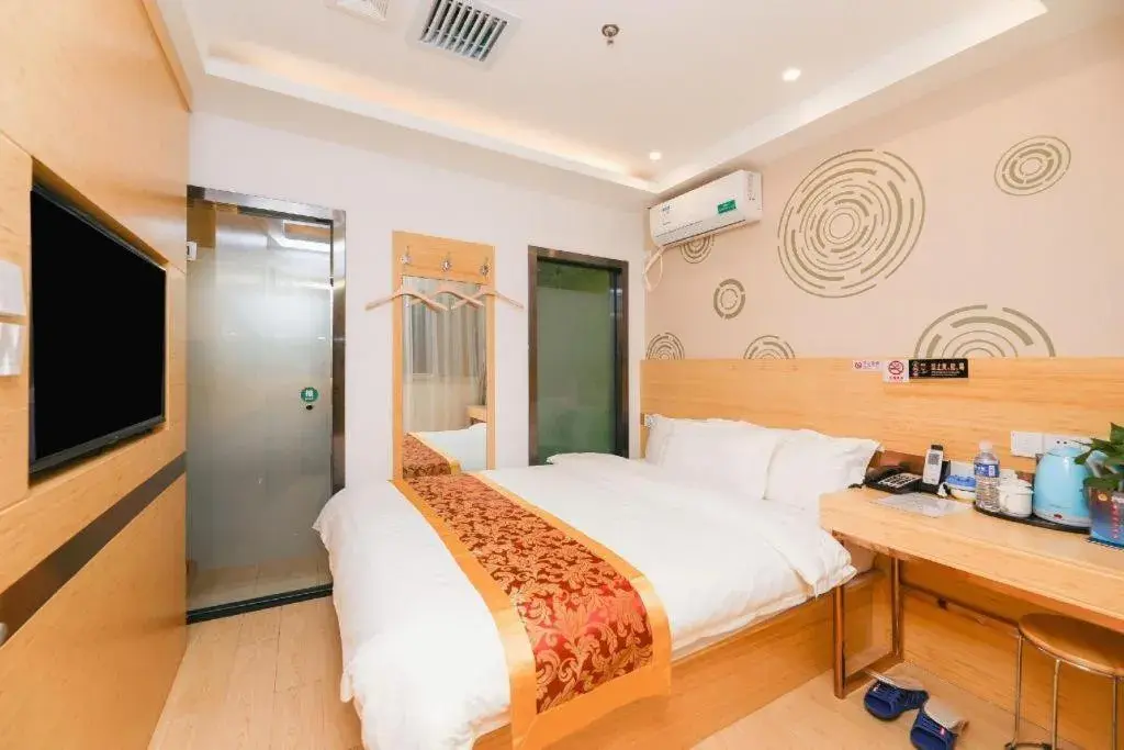 Bed in Shell Hotel Beijing Fangshan District Chengguan Metro Station Bed in Shell Hotel Beijing Fangshan District Chengguan Metro Station