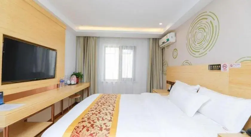 Bed in Shell Hotel Beijing Fangshan District Chengguan Metro Station Bed in Shell Hotel Beijing Fangshan District Chengguan Metro Station