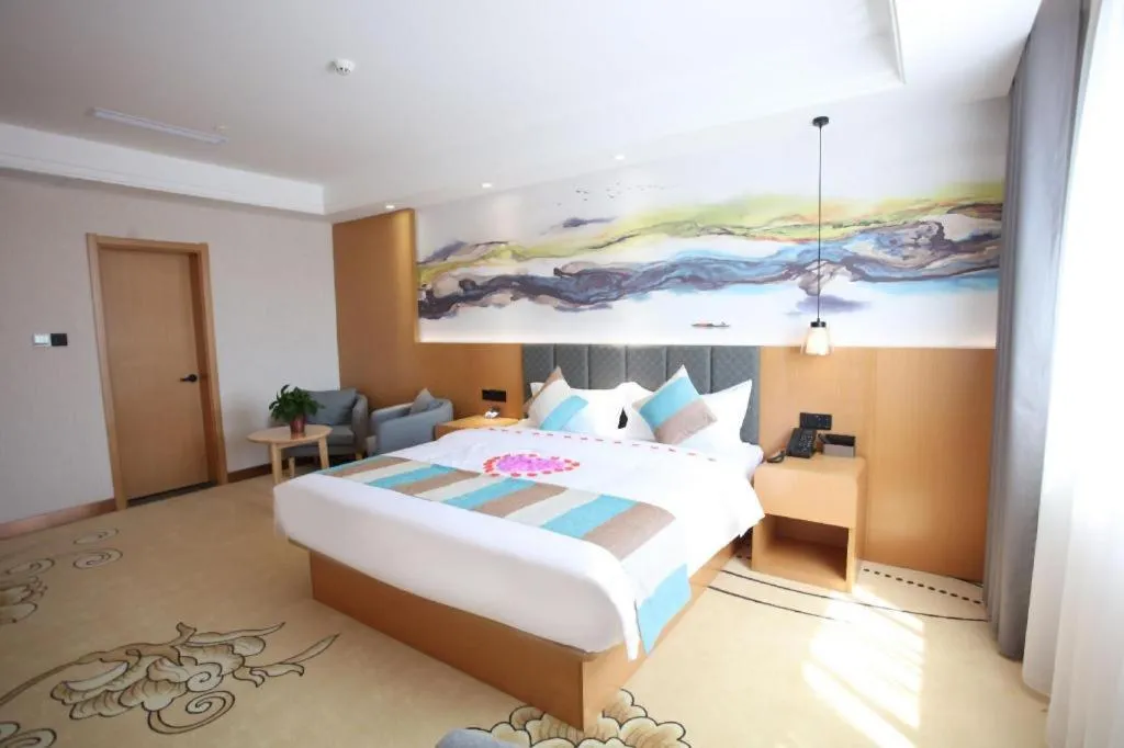 Bed in GreenTree Inn Heze Shan County New Bus Station