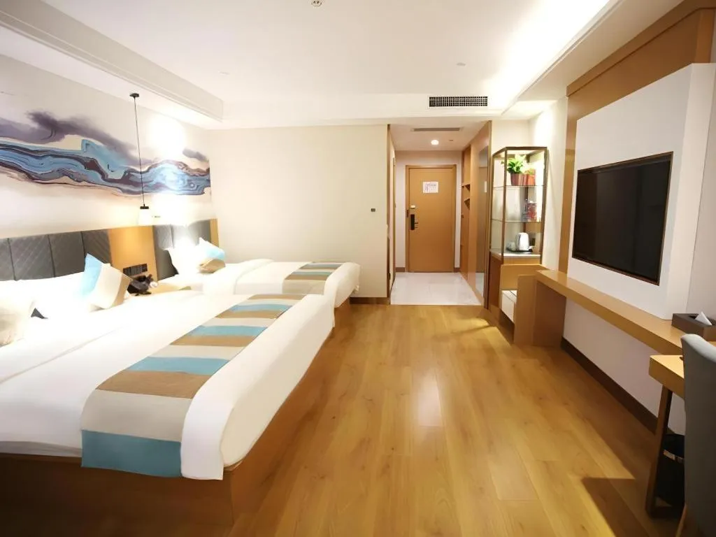 Bed in GreenTree Inn Heze Shan County New Bus Station