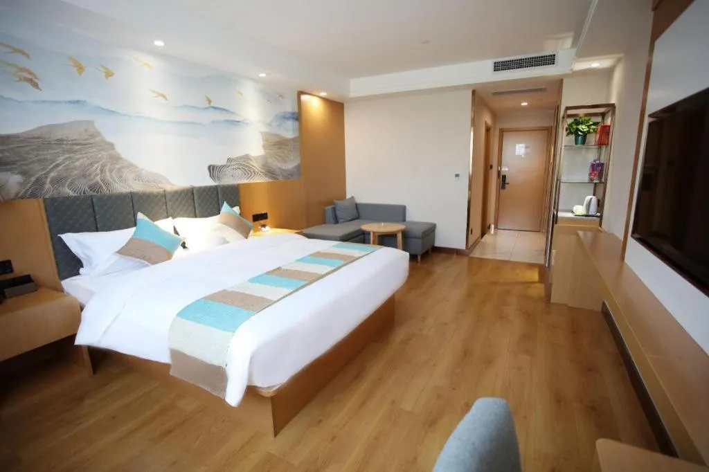 Bed in GreenTree Inn Heze Shan County New Bus Station