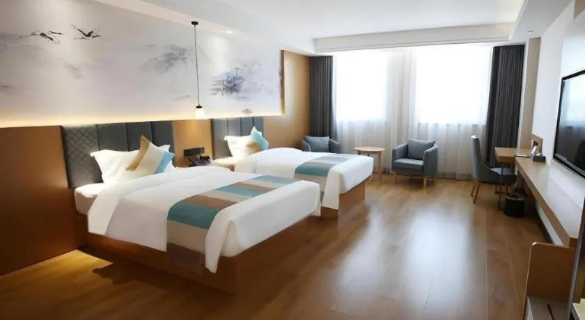 Bed in GreenTree Inn Heze Shan County New Bus Station