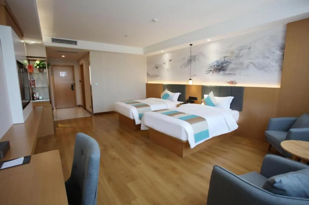 Bed in GreenTree Inn Heze Shan County New Bus Station