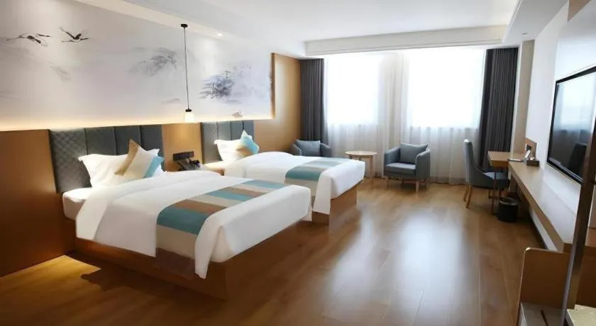 Bed in GreenTree Inn Heze Shan County New Bus Station