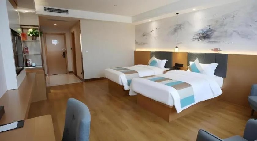 Bed in GreenTree Inn Heze Shan County New Bus Station