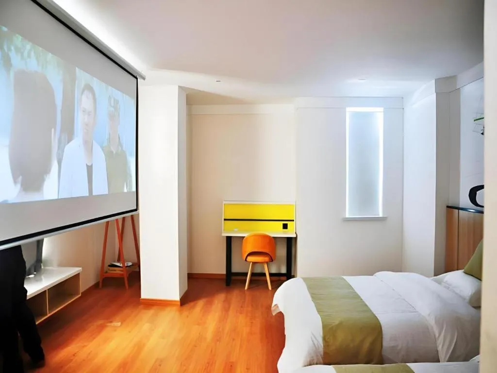 Bed in Vatica Hotel Huangshan South Gate Terminal Station