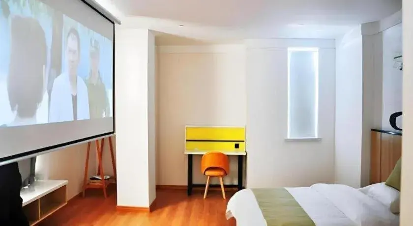 Bed in Vatica Hotel Huangshan South Gate Terminal Station Bed in Vatica Hotel Huangshan South Gate Terminal Station