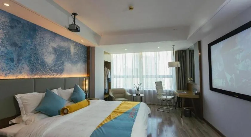 Bed in GreenTree Eastern Hotel Suqian Sihong Executive Center