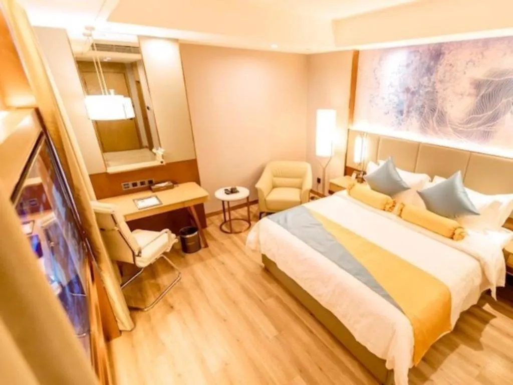 Bed in GreenTree Eastern Hotel Suqian Sihong Executive Center