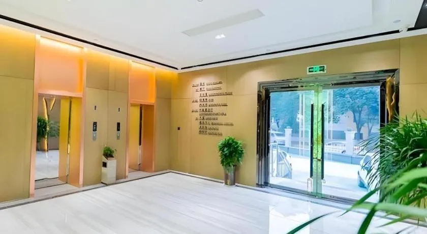 Bed in GreenTree Eastern Hotel Suqian Sihong Executive Center