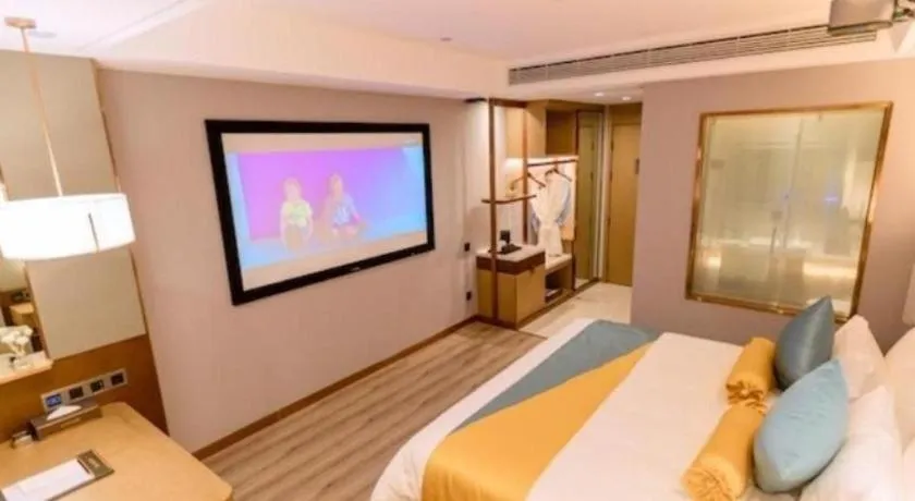 Bed in GreenTree Eastern Hotel Suqian Sihong Executive Center