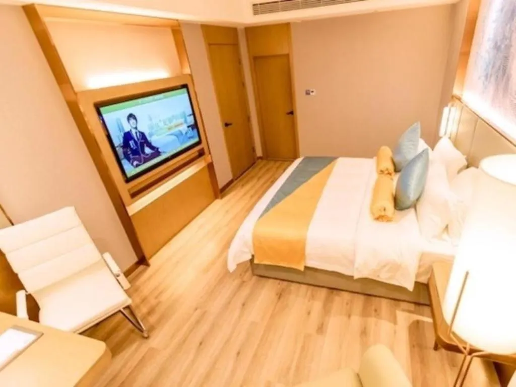 Bed in GreenTree Eastern Hotel Suqian Sihong Executive Center