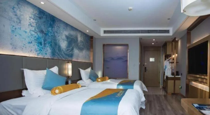 Bed in GreenTree Eastern Hotel Suqian Sihong Executive Center