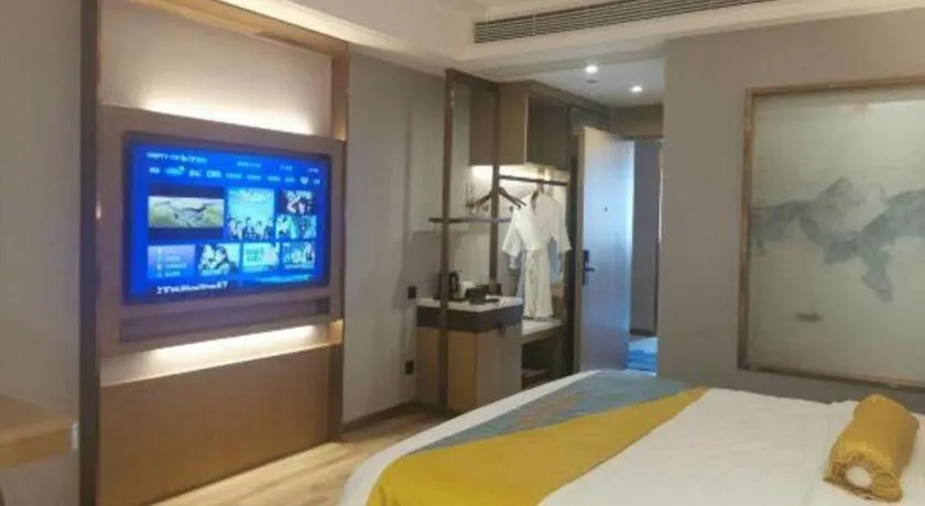 Bed in GreenTree Eastern Hotel Suqian Sihong Executive Center