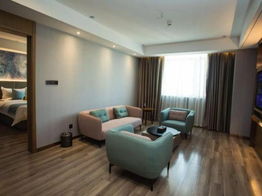 Bed in GreenTree Eastern Hotel Suqian Sihong Executive Center