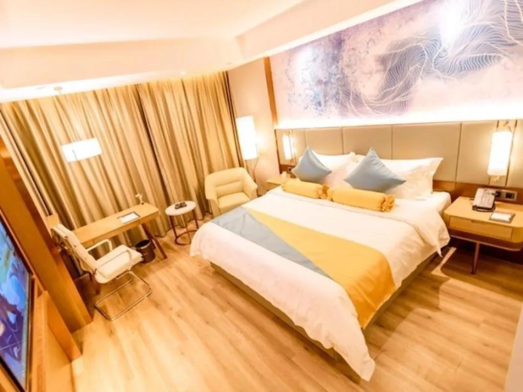 Bed in GreenTree Eastern Hotel Suqian Sihong Executive Center