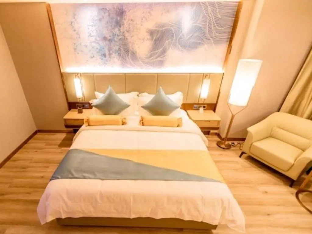 Bed in GreenTree Eastern Hotel Suqian Sihong Executive Center