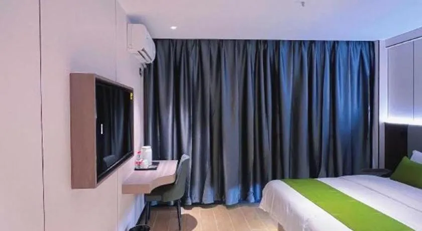 Bed in GreenTree Inn Express Guangxi Nanning Mingyang Avenue Nanning Airport