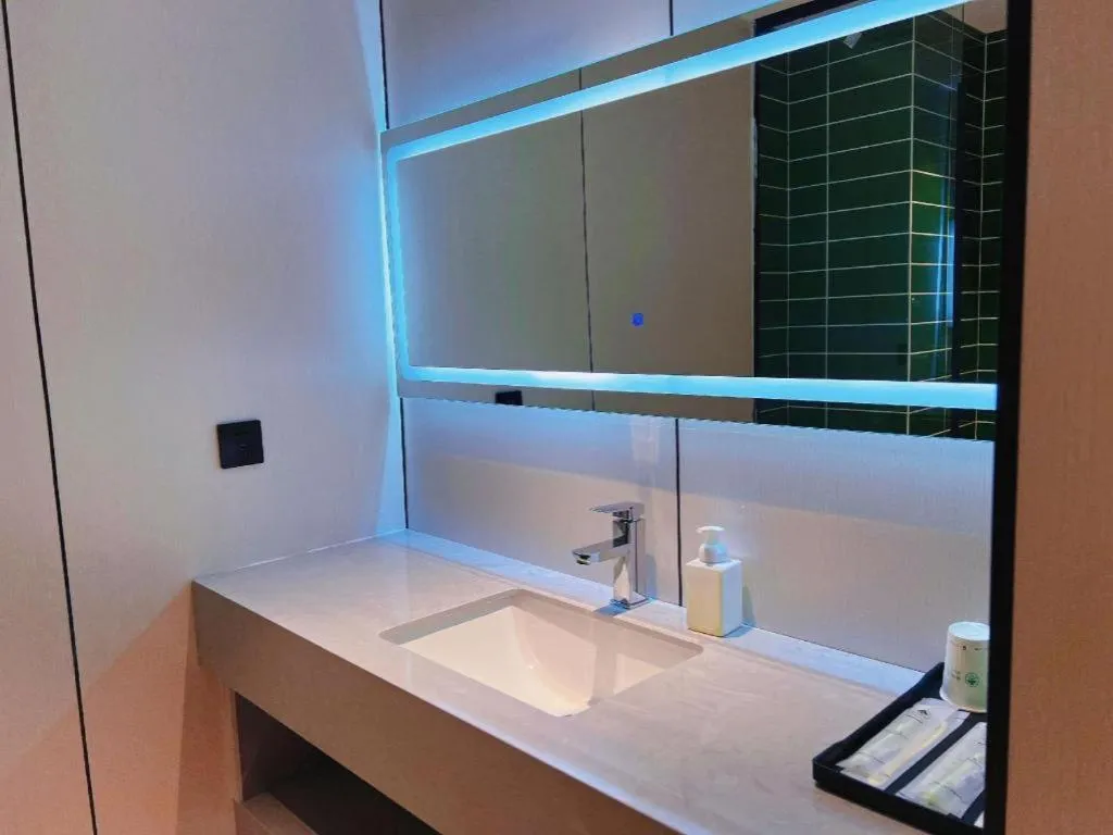 Bed in GreenTree Inn Express Guangxi Nanning Mingyang Avenue Nanning Airport