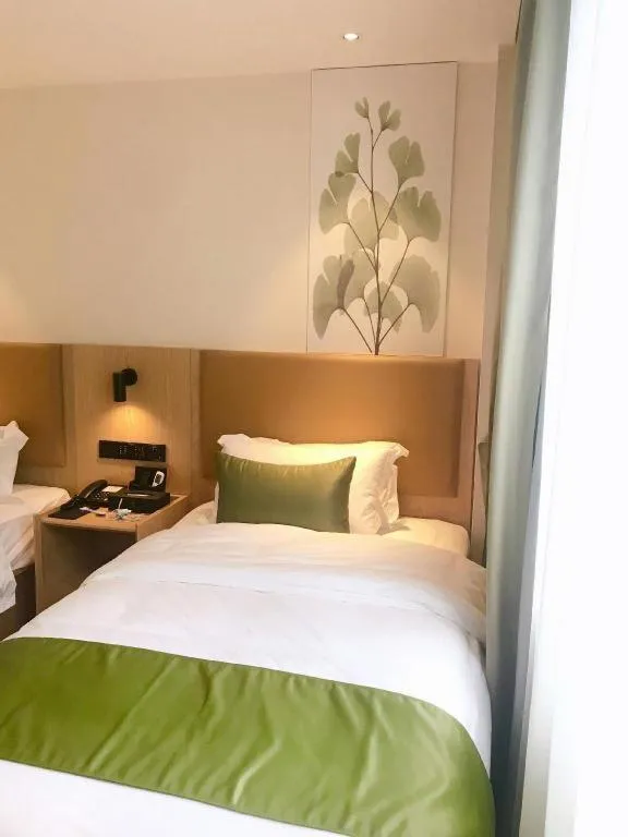 Bed in GreenTree Inn Express Guangxi Nanning Mingyang Avenue Nanning Airport
