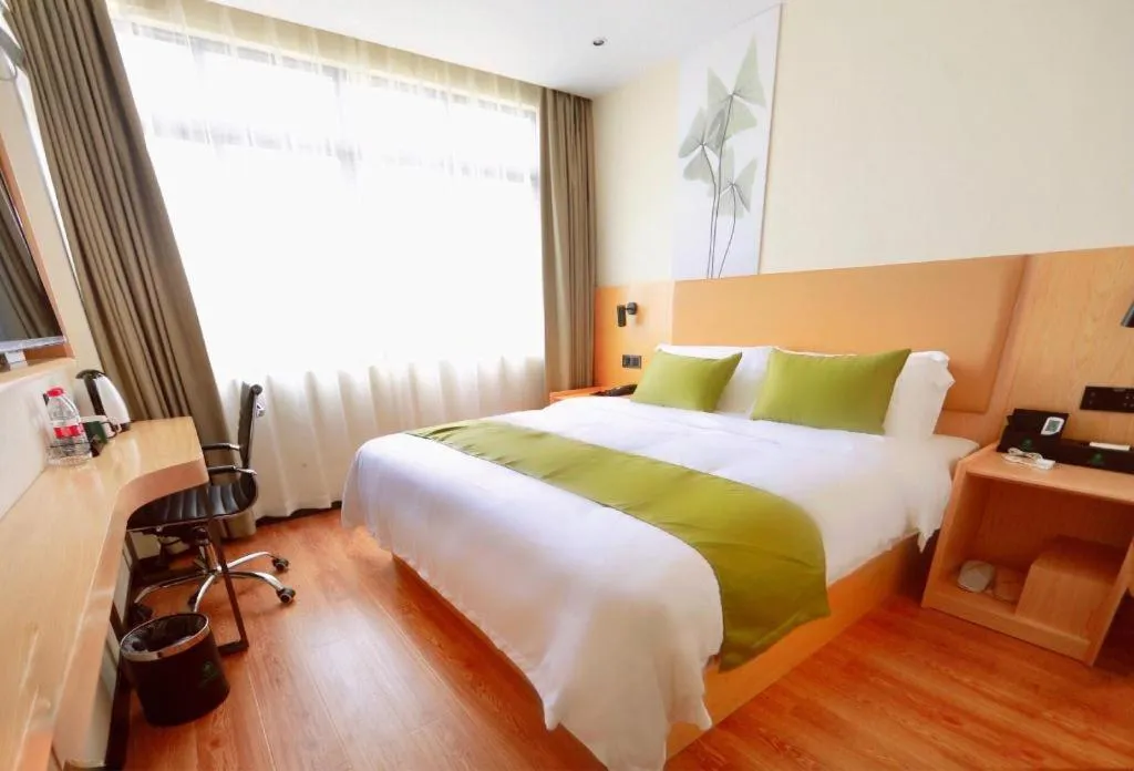 Bed in GreenTree Inn Express Guangxi Nanning Mingyang Avenue Nanning Airport