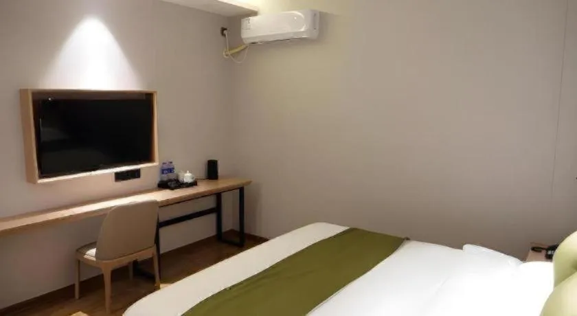 Bed in GreenTree Inn Hebei Xingtai Pingxiang County Jianshe Street