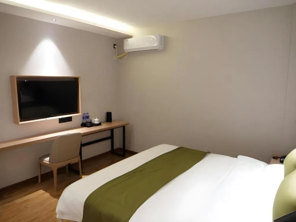 Bed in GreenTree Inn Hebei Xingtai Pingxiang County Jianshe Street