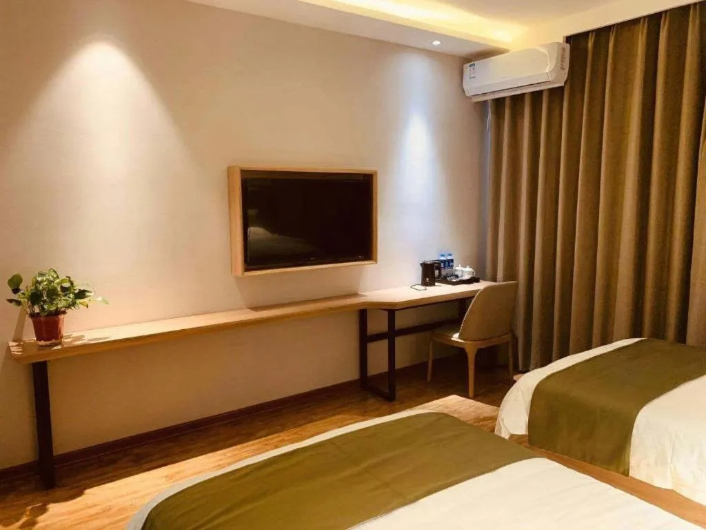 Bed in GreenTree Inn Hebei Xingtai Pingxiang County Jianshe Street